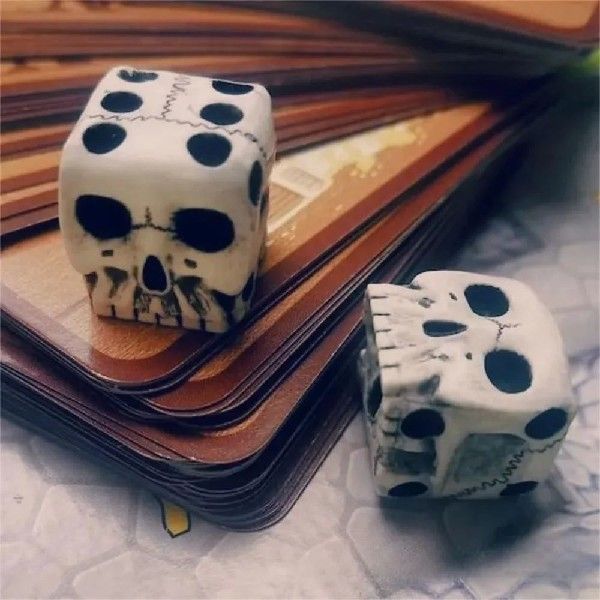 Party Games No Props - 5/10 piezas de dados de esqueleto,