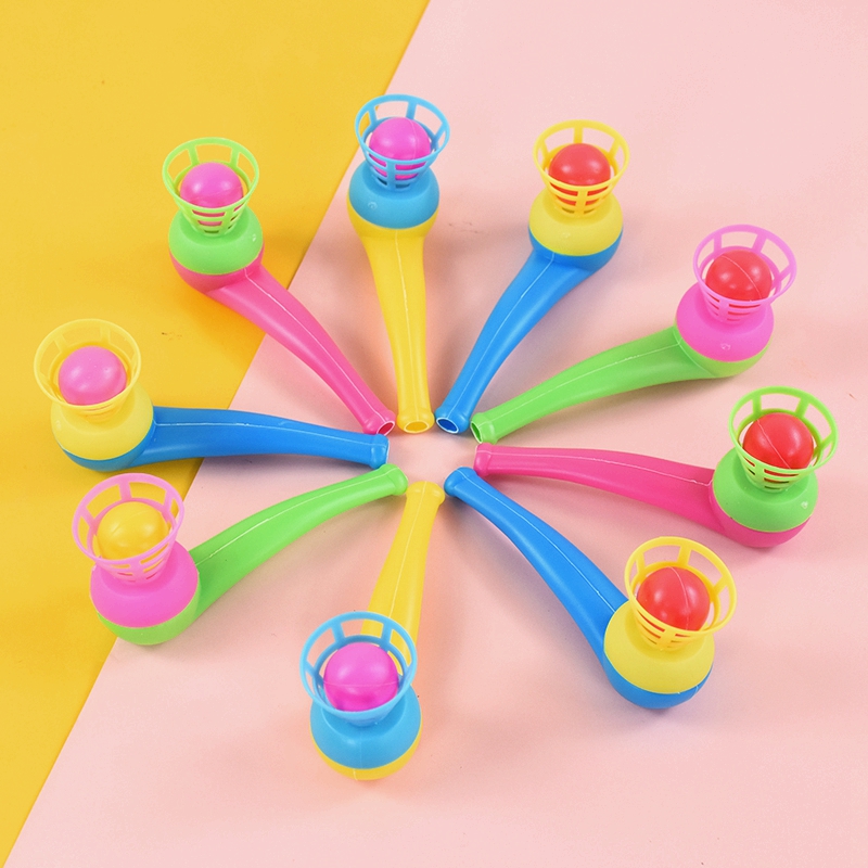 Party Games Quiz - Tubo de soplado colorido para niños,