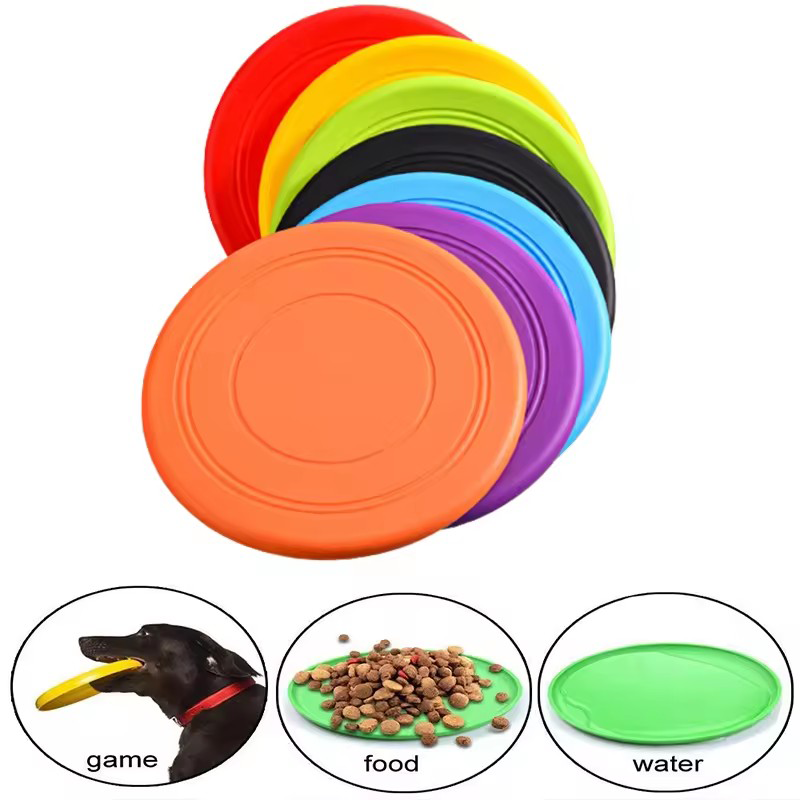 Frisbee Freestyle Disc - Juguete de Frisbee Resistente y Masticable