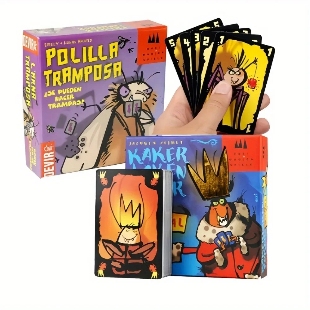 Party Games Juego - Polilla Tramposa Español Juego de cartas