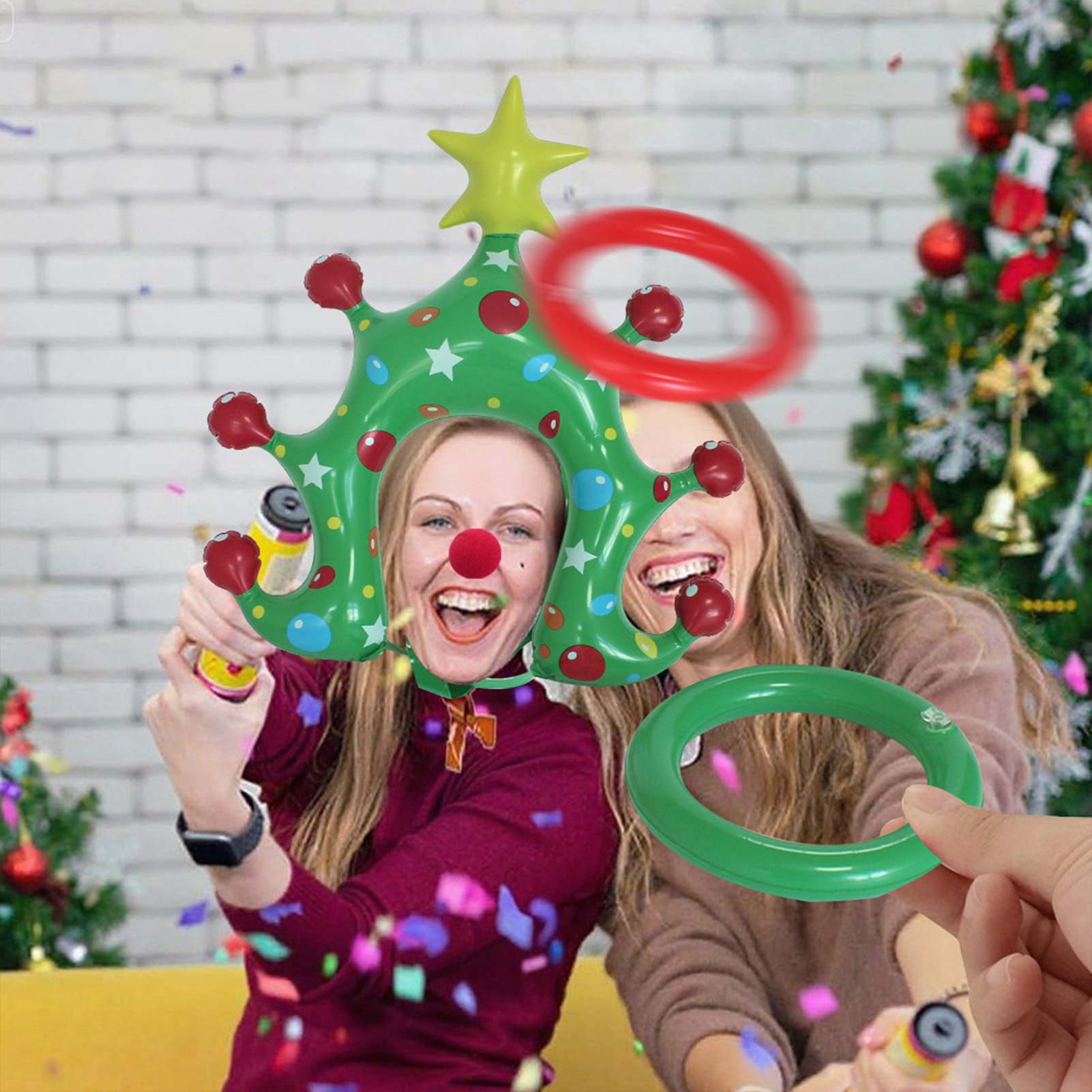 Party Games No Props - Juego de Lanzamiento de Anillos para