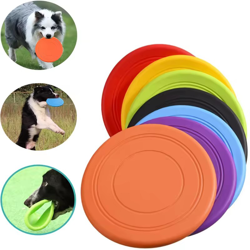 Frisbee Freestyle Disc - Dureable masticable entrenamiento de mascotas Frisbee
