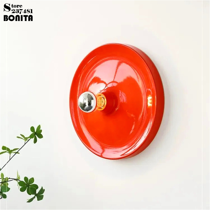 Frisbee Freestyle Disc - Lámpara de Pared de Metal Estilo
