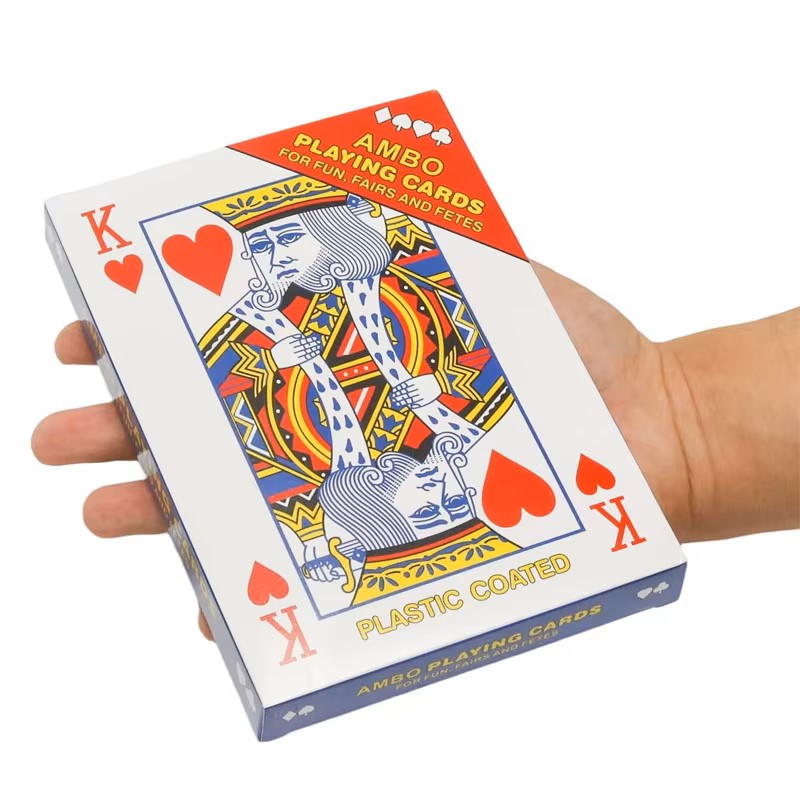 Party Games Juego - Cartas de juego extragrandes, 2 veces