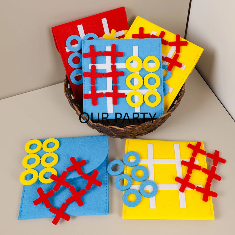 5 juegos de fieltro Tic Tac To - Party Games Easter For Family reseña y precio