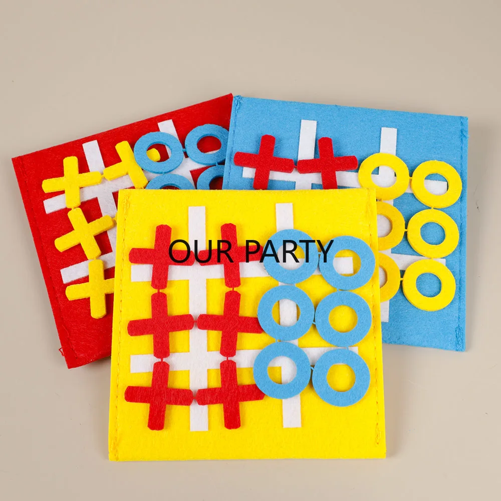 5 juegos de fieltro Tic Tac To - Party Games Easter For Family reseña y precio
