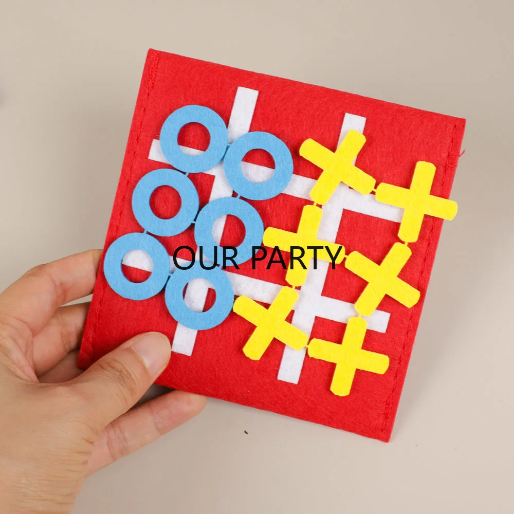 5 juegos de fieltro Tic Tac To - Party Games Easter For Family reseña y precio