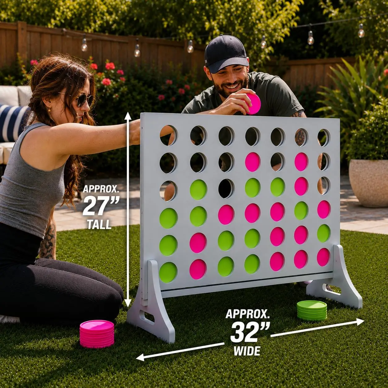 Juego Gigante de Cuatro en Ray - Party Games Easter For Family reseña y precio