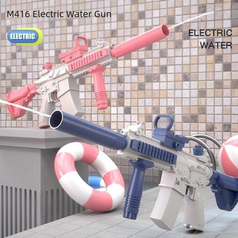 Pistola de agua eléctrica M416 - Party Games Graduation reseña y precio