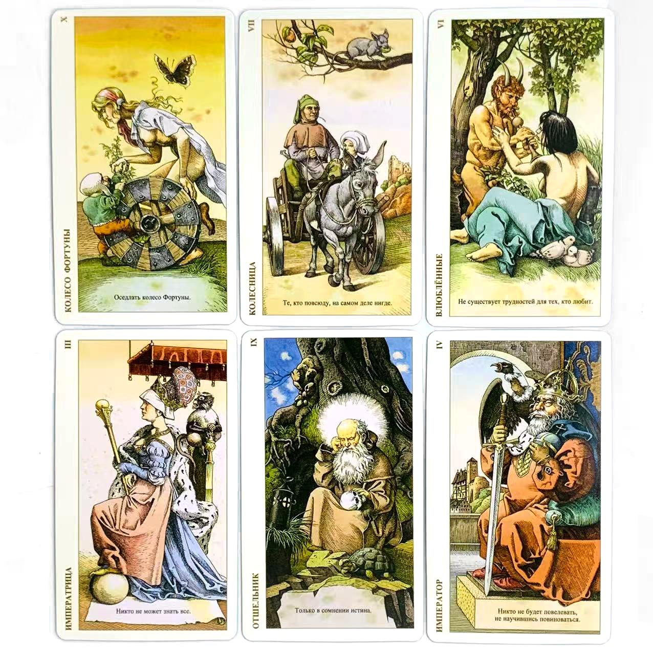 Cartas de tarot rusas, juegos  - Party Games Entertainer reseña y precio
