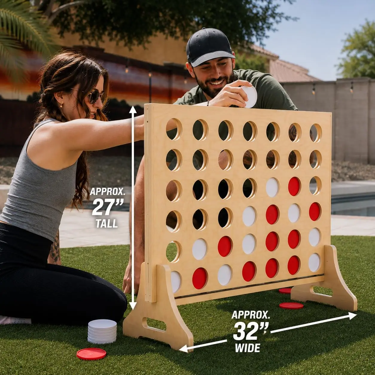 Juego Gigante de Cuatro en Ray - Party Games Easter For Family reseña y precio